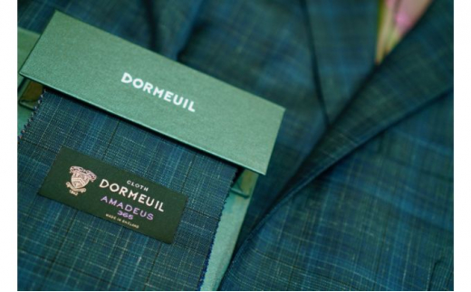 [№5903-0155]【関東圏内無料出張】オーダースーツ お仕立て券 「DORMEUIL」「SCABAL」など 高級インポート生地使用 ファッション メンズファッション 紳士服 チケット