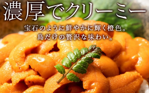  【2025年7月発送予約】  エゾバフンウニ 100g (100g×1パック) ＜利尻漁業協同組合＞うに 雲丹 ミョウバン不使用 ウニ バフン