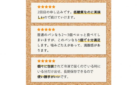 No.199 大豆粉100％の低糖質パン詰め合わせ［食事パン2種14個入］定期便3ヶ月 アレンジ自在のシンプル＆定番系 の低糖質パンのセット が毎月1回計3回届く  