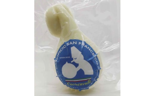 カチョカヴァロ Caciocavallo 500g【  カセイフィーチョ サンフランチェスコ ナチュラルチーズ 岐阜県 可児市 しぼりたて 高品質 熟成 セミハードチーズ 食感 濃厚 ミルク 風味 歴史 伝統 美食 グリル 野菜 パン キノコ 赤身の肉 】