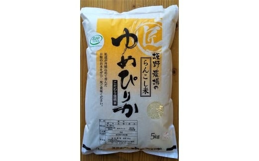 らんこし米 ゆめぴりか 5kg（坂野農場）