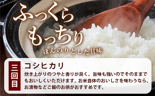 【定期便 4回配送】那賀町のお米 4種 バラエティ 食べ比べ 定期便 10kg × 4回 (合計40kg)［徳島 那賀 国産 お米 こめ おこめ 米 10kg 10キロ 精米 ご飯 ごはん 白米 はくまい 白ごはん 白ご飯 和食 おにぎり お弁当 あきさかり ヒノヒカリ コシヒカリ キヌヒカリ 父の日 敬老の日 お中元 お歳暮 ギフト 送料無料］【YS-7】