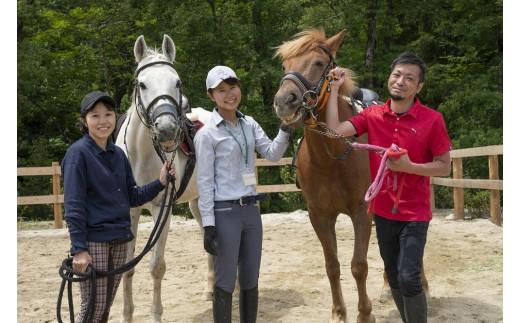 乗馬レッスンチケット！初心者からできる　乗馬共通利用券　【乗馬共通チケット】 15枚