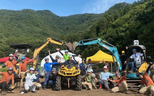 災害時にも役立つ！パワーショベルの資格が取れる講習プラン  大人1名分［日本笑顔プロジェクト］体験型 小型車両系建設機械運転業務特別教育講習 防災 パワーショベル  長野県 信州［E-12］