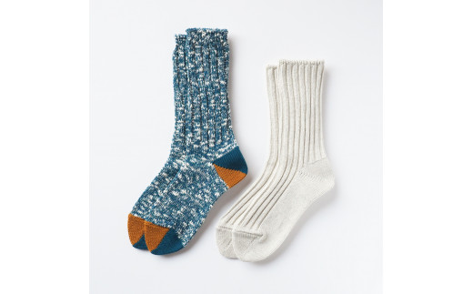 011SOUKI SOCKS Puffy・Woodyソックスセット/Sサイズ ///靴下 くつした ソックス くつ下 足元 レディース 婦人 メンズ 紳士 おしゃれ シンプル カジュアル 肌触り ふっくら 日本製 奈良県 広陵町