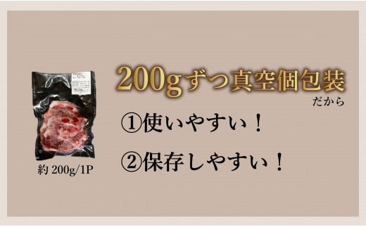 【計1kg 小分け真空パック】 ありたぶた 肩ロース 生姜焼き用 約1kg (200g×5パック) 小分け 真空パック 豚肉 N10-62