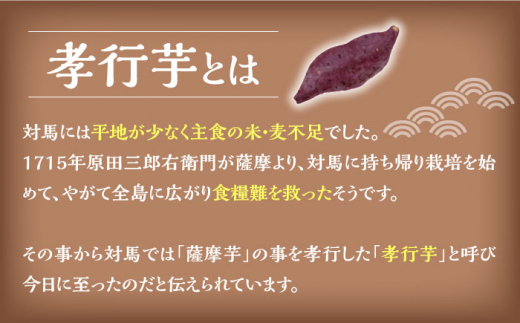 【全2回定期便】孝行芋 焼き芋 6袋 《 対馬市 》【 うえはら株式会社 】 対馬 やきいも 常温 保存食 濃密 甘い おやつ [WAI099]