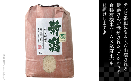 新潟県産コシヒカリ有機米（合鴨農法）5kg【伊藤農園】