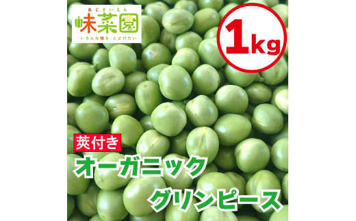 野菜 グリーンピース 1kg オーガニック 有機野菜 有機栽培 有機 JAS認証 ヴィーガン 常備菜 副菜