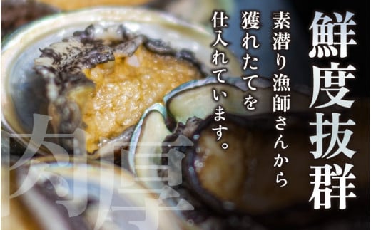 ≪おまかせ≫ 日本海若狭湾の 天然 活アワビ 計600g 鮮度抜群  刺身 お造り バター焼き BBQ あわび 鮑[m17-d006]