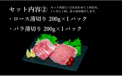 【6回定期便 豚肉5種セット】 ありたぶた バラエティBセット (豚肉5種) 6回 定期便 小分け 真空パック 豚肉 ロース バラ モモ もも 赤身 ハンバーグ 餃子 N60-9