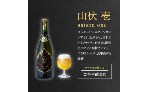 山伏ビール 壱・弐 各1本セット 【 クラフトビール セット 飲み比べセット 玉村本店 ビール 詰め合わせ 地ビール 山伏 飲み比べ 美山錦 ギフト 酒 お酒 アルコール 飲料 志賀高原 長野県 長野 】