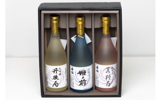 鎌倉殿の13人 地酒「比企三姫」720ml×3本 ギフトBOX 大吟醸 吟醸酒 純米酒 / おいでなせえ / 埼玉県 小川町