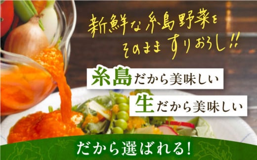 【お歳暮対象】【 贈答用 】 糸島 野菜 を 食べる 生 ドレッシング 3種類 3本 セット ( 人参 1本 / 大根と大葉 1本 / 玉ねぎ 1本 ) 《糸島》【糸島正キ】[AQA007]