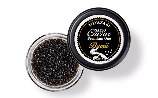 SAITO CAVIAR PREMIUM ONE BAERII 100g ＜18-3＞キャビア 西都市オリジナル 