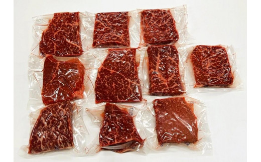 【A4～A5】博多和牛モモステーキ 約1kg(100g×10P)【牛肉 肉 博多和牛 和牛 にく牛 モモももステーキ 国産 福岡 九州 博多 送料無料 福岡県 大任町 AN038】