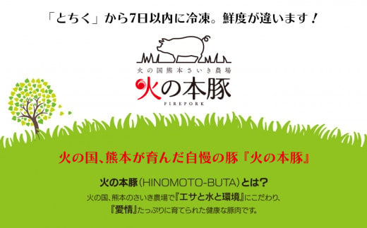 火の本豚 豚肩ロース 1500g 豚肉 熊本 グランプリ受賞 生姜焼き | 熊本県 熊本 くまもと 和水町 なごみ 豚肉 火の本豚 地域ブランド 肩ロース ロース 500g 3パック