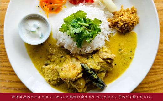 【自宅がまるで専門店】北海道スープカレーとココナッツチキンカレー スパイスキット2種セット(4人前×2種/合計8人前)