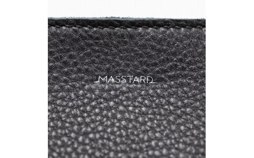 MASSTARD -MINIMAL LEATHER POUCH SMALL- BLACK