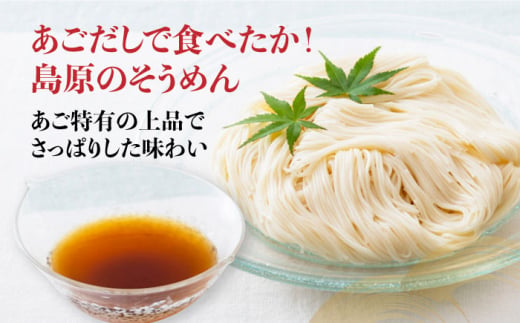 あごだしで島原そうめん スープ付 150g×5袋 計10人前 長崎県/カコイ食品 [42AABO001] 手延べ そうめん 素麺 飛魚 アゴ