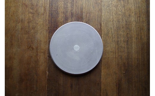 【天然素材100％の手仕事】CONCRETE CERAMIC Plate S 