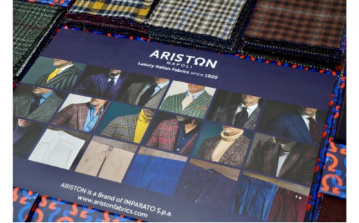 [№5903-0039]【関東圏内無料出張】オーダースーツ お仕立て券 「ARISTΩN」「HARRISONS」「SCABAL」など インポート生地使用 ファッション メンズファッション 紳士服 チケット