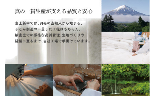 【富士新幸謹製】訳あり 羽毛布団 本掛け クイーン［色柄おまかせ］「サステナブルな羽毛」アップサイクルダウン※着日指定不可 ふるさと納税 寝具 ダウン 羽毛 ダウンケット かけ布団 掛け布団 ふとん カバー ふとんカバー 布団カバー 山梨県 道志村 送料無料 DSI017