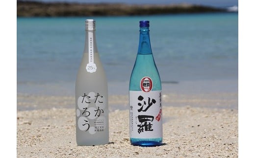 黒糖焼酎一升瓶６本（たかたろう３本・沙羅３本）