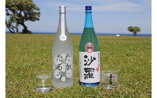 黒糖焼酎一升瓶６本（たかたろう３本・沙羅３本）