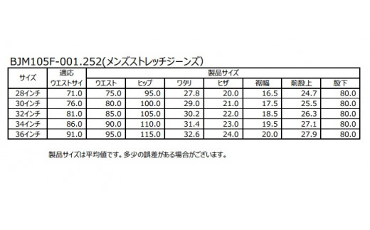 BL01  《30インチ:76.0cm》メンズストレッチジーンズ（ワンウォッシュ）