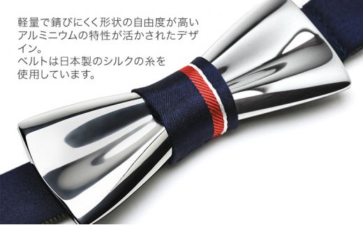 nodo metal tie silver / polished　メタル タイ シルバー/ファッション 小物 蝶ネクタイ メンズ ファッション   ギフト 贈り物[№5616-1522]