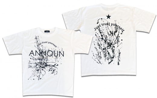 No.059 ［ANNOUN］Painting Ｔシャツ ホワイト