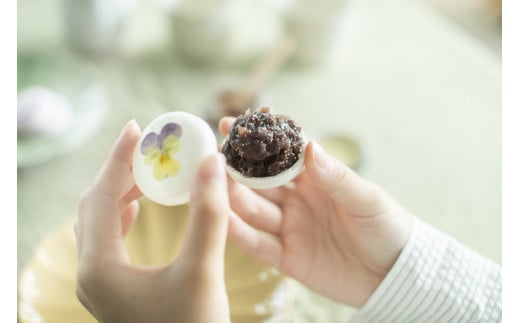 宝塚すみれ最中セット【粒餡＋ココア餡＋柚子味噌餡】