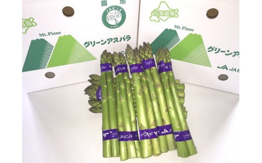 グリーンアスパラ M・Sセット  合計約2kg 【2025年4月下旬～2025年5月下旬発送】 野菜 アスパラガス アスパラ 旬 M S 北海道 浦臼町