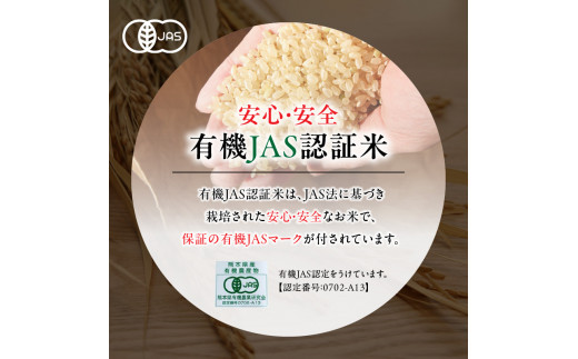 15-530-5　＼☆新米☆／那須自然農園　　有機JAS認証米「ひのひかり」五分搗き米3kg　