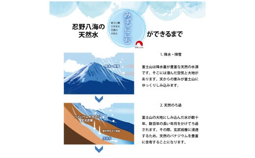 富士山麓　名水百選の天然水（みずごこち）500ml×24本