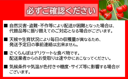 【令和6年産先行予約】さくらんぼ 「佐藤錦」 約1kg (約500g×2パック 秀 L以上) バラ詰め 《令和6年6月中旬～発送》 『マルタニ農園』 小分け サクランボ 果物 フルーツ 産地直送 生産農家直送 山形県 南陽市 [1217]