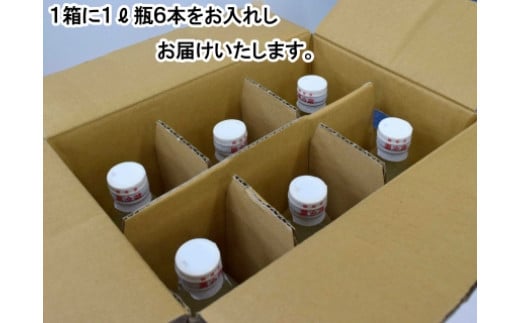 大北産サンふじ100％使用 りんごジュース 1000ml × 6本