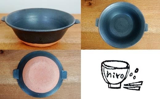  手作り 個鍋 (一人前の土鍋)
