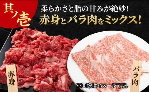 【全6回定期便】すき焼き しゃぶしゃぶに！佐賀牛 赤身とバラ肉の切り落とし 600g（300g×2P） 吉野ヶ里町/NICK’S MEAT [FCY015]