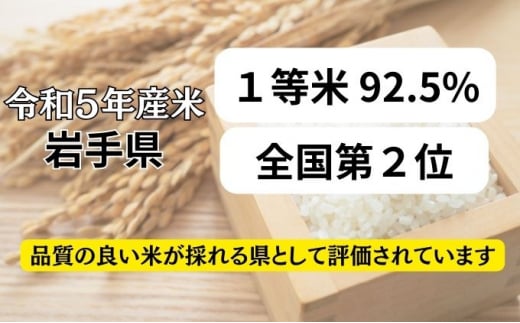 ★精米したてが1番！★令和5年産 盛岡市産 ひとめぼれ【無洗米】5kg『定期便6ヶ月』 ◆1等米のみを使用したお米マイスター監修の米◆