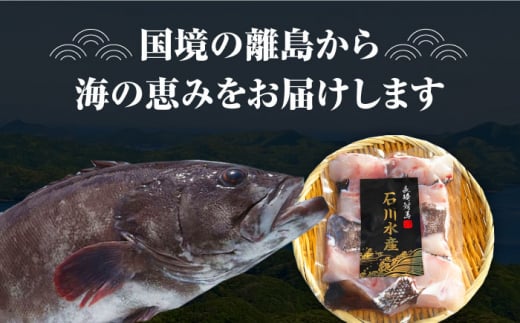 【対馬産】高級魚 マハタ 鍋セット 500ｇ（2～3人前）《対馬市》【石川水産】 分厚い 冷凍 新鮮 肉厚 ハタ マス アラ 海鮮鍋 [WAB013]九州 長崎 対馬 クエ 高級 煮魚 正月 鍋 珍味 簡単調理 日本食 和食 刺身 唐揚げ なべ  まはた 下処理 小分け