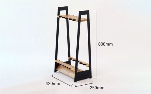 ロッド スタンド TYPE-1 ( 10本用 ) 糸島市 / UROKODESIGN / Hand made in Fukuoka [AFG004-1] A10-V A10-AT 釣り タックル 釣竿 竿