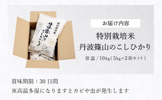 令和6年 新米！ 丹波たぶち農場の特別栽培米こしひかり10kg