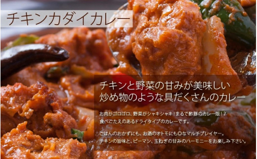 インドカレー 炒め物カレー4種セット