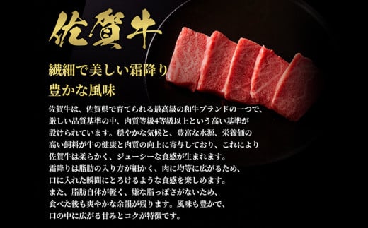 【先行受付 令和6年12月中旬より発送】【和牛セレブ】佐賀牛 焼肉モモ・肩 200g【肉 ブランド牛 和牛 牛肉 ふるさと納税】(H113105)