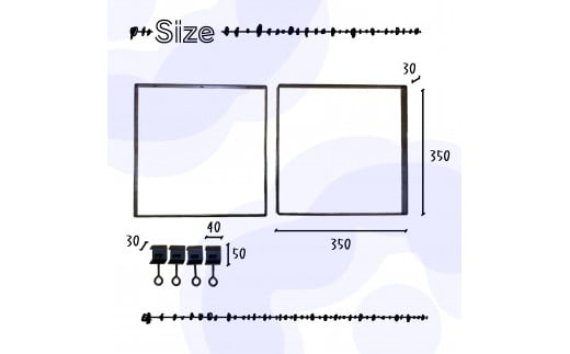 Square Table Leg(1セット)【sm-BL011】【一瀬製作所】