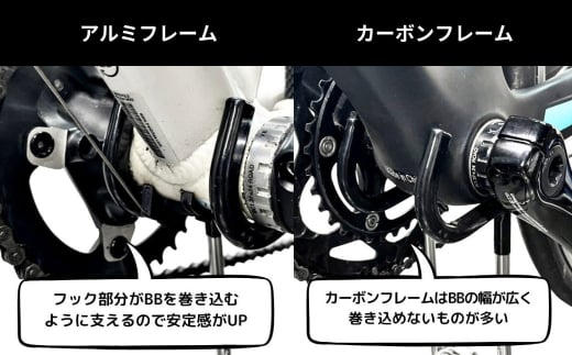 アルミ・クロモリフレーム用ディスプレイ＆メンテナンススタンド「iWA2 