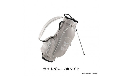 RELOADED Stand Bag 9型 DCC760 ライトグレー×ホワイト ※離島への配送不可_DZ18