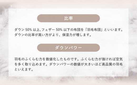 羽毛布団 【ダブル】ポーランド産 ホワイトマザーグースダウン 95% 1.7kg 立体キルト DP440 【S-30】